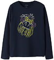 Name It Blouse - NkmVux - Navy Blazer/Longbeach Skateboard