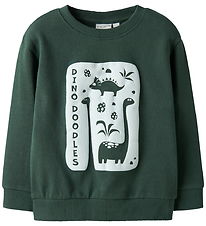 Name It Sweatshirt - NmmVoder - Garden Formklippta växter/Dino K