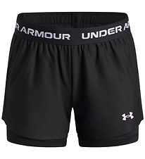 Under Armour Sports Shorts - Tech Play Up 2-I-1- Black