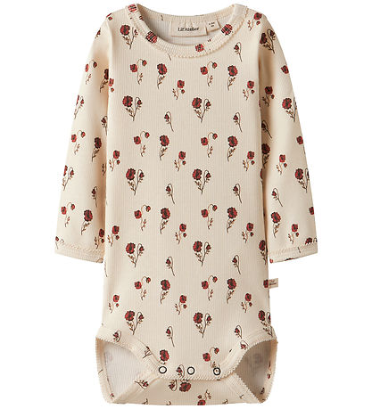 Lil' Atelier Bodysuit l/s - Rib - Slim - BbfLavo - Turtledove