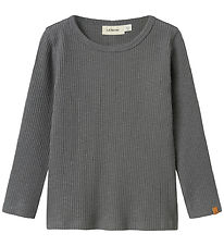 Lil' Atelier Blouse - Rib - NmmRajo - Slim - Poppy Seed