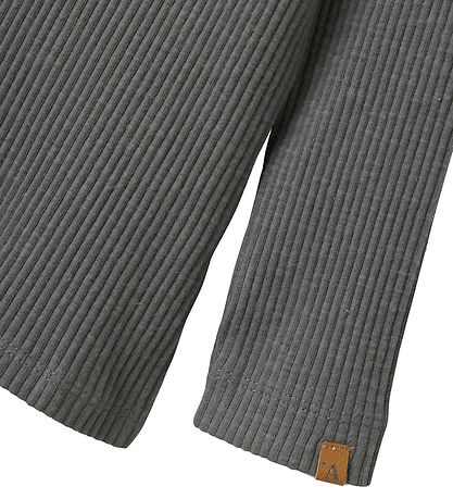 Lil' Atelier Blouse - Rib - NmmRajo - Slim - Poppy Seed