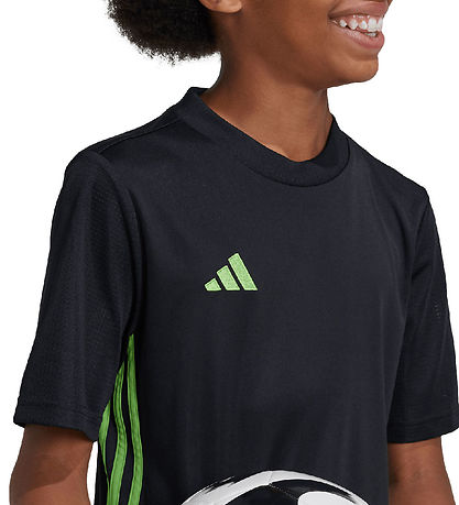 adidas Performance T-shirt - Tabela 23 - Black/Seluli