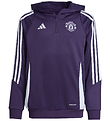 adidas Performance Hoodie - Manchester United - Aurplu/White