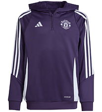 adidas Performance Hoodie - Manchester United - Aurplu/White