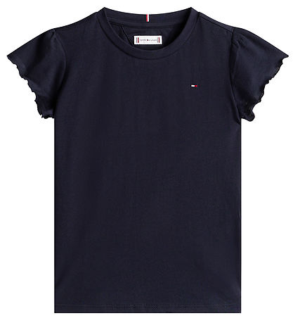 Tommy Hilfiger T-paita - Essential Ruffle - Desert Sky Blue
