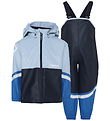 Didriksons Regenkleidung m. Träger - Waterman - PU - Navy