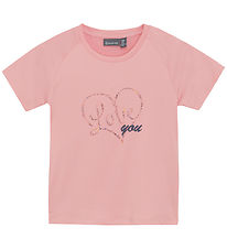 Color Kids T-Shirt - Coral Blush