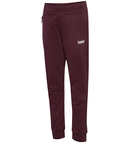 Hummel Joggebukser - HmlJR Regular Midje - Vineyard Wine