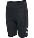 Hummel Cykelshorts - hmlJR - Black Melange