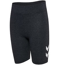 Hummel Cykelshorts - hmlJR - Black Melange