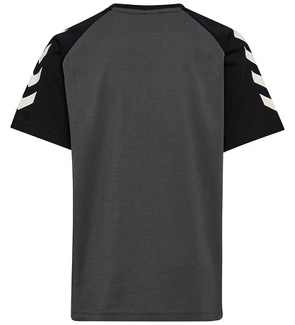 Hummel T-shirt - HmlJr Logo - Ebony