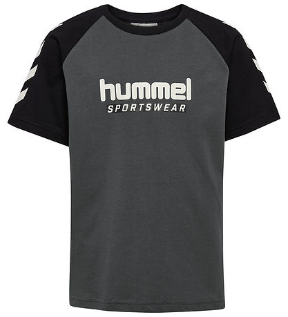 Hummel T-shirt - HmlJr Logo - Ebony