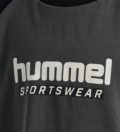 Hummel T-shirt - HmlJr Logo - Ebony
