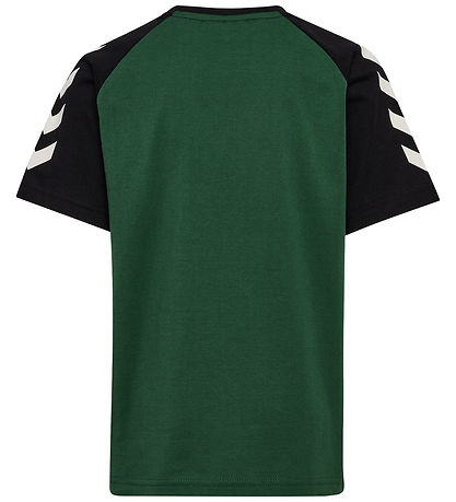 Hummel T-shirt - HmlJr Logo - Dark Green