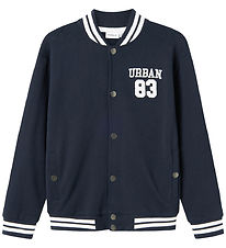 Name It Cardigan - NkmKiel - Marinblå Blazer m. Tryck