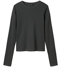 LMTD Blouse - Rib - Noos - NlfHinaja - Dark Grey Melange