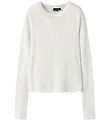 LMTD Blouse - Rib - Noos - NlfHinaja - White Alyssum