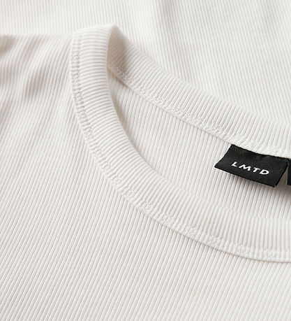 LMTD Blouse - Rib - Noos - NlfHinaja - White Alyssum