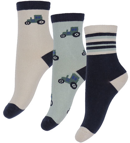 Name It Socks - 3-Pack - NmmLams - Jadeite/Navy Blazer