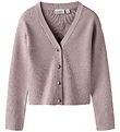 Name It Cardigan - Knitted - Rib - NkfLarenlise - Burnished Lila