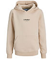 Jack & Jones Hoodie - Noos - JjeSoho - Moonbeam w. Logo