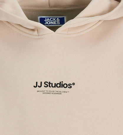 Jack & Jones Hoodie - Noos - JjeSoho - Moonbeam w. Logo