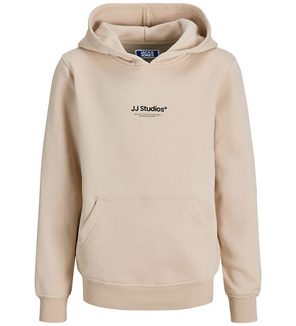 Jack & Jones Hoodie - Noos - JjeSoho - Moonbeam w. Logo