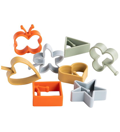Dëna Activity Toy - Silicone - Magic Flip - 8 Parts - Natural