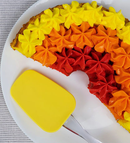 Dëna Baking dish - Silicone - Rainbow - Mustard