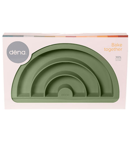 Dëna Baking dish - Silicone - Rainbow - Sage Green