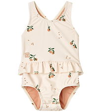 Liewood Badedrakt - Baby - Amina - Peach/Sea Shell
