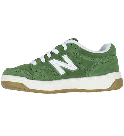 New Balance Shoes - 480 - White/Dark Alpine Green