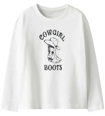 Name It Blouse - NkfVeen - Bright White/Boots