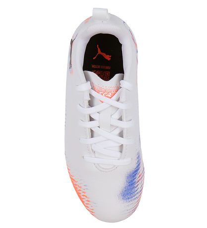 Puma Football Boots - Future 8 Play MG Jr - White/Puma Black/Glo