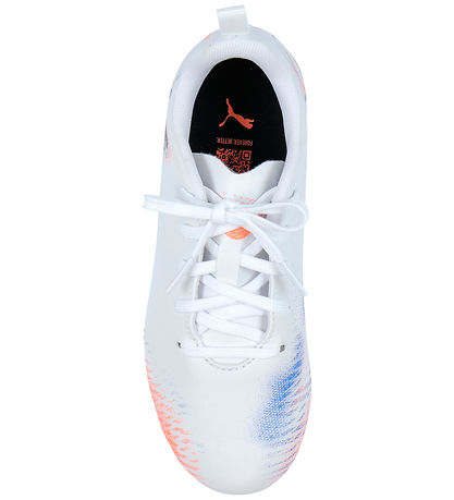 Puma Football Boots - Future 8 Play FG/AG - White/Puma Black/Gow