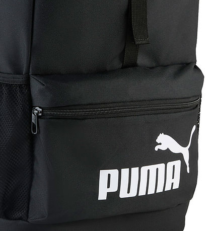 Puma Backpack - Phase Hooded - Puma Black w. White