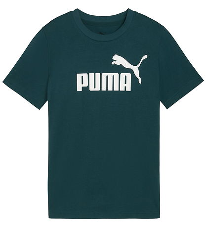 Puma T-Shirt - ESS nr. 1 Logo - Green Terrein