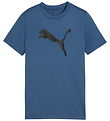 Puma T-shirt - Tad - Dark Indigo w. Logo