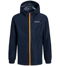 Jack & Jones Rain Jacket - PE - JjefLynn - Sky Captain/Dark Ched