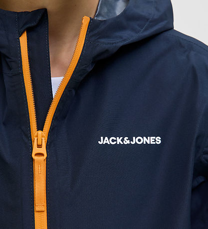 Jack & Jones Rain Jacket - PE - JjefLynn - Sky Captain/Dark Ched