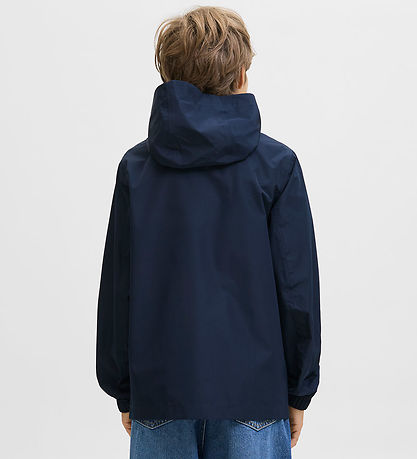 Jack & Jones Rain Jacket - PE - JjefLynn - Sky Captain/Dark Ched
