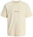 Jack & Jones T-Shirt - Noos - JorNorrebro - Antique White m. Log