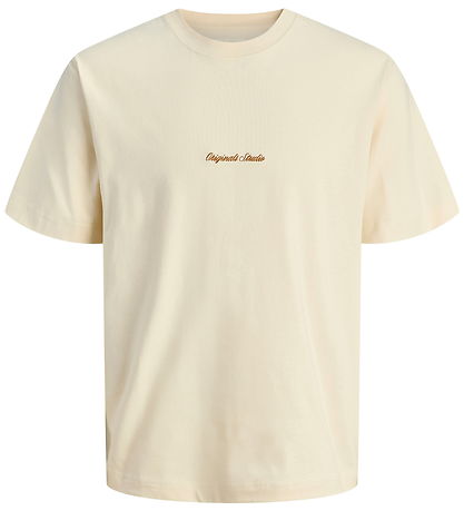 Jack & Jones Stuttermabolur - Noos - JorNorrebro - Antique White