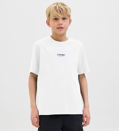Jack & Jones T-Shirt - Noos - JjeSoho - Wit m. Logo