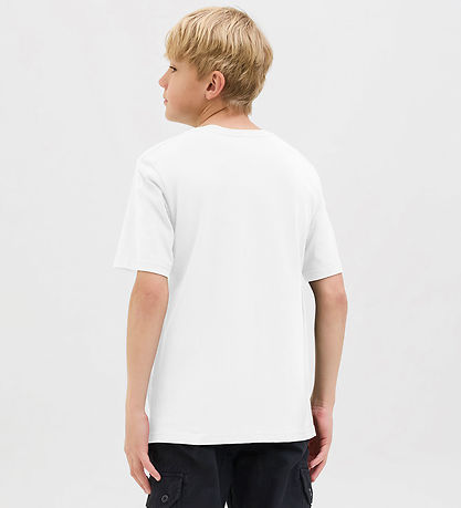 Jack & Jones T-Shirt - Noos - JjeSoho - Wit m. Logo