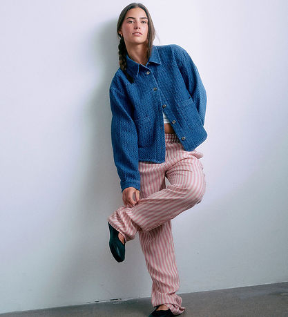 Grunt Trousers - GrBalmes - Pink/White Striped