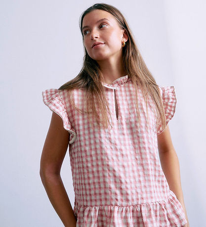 Grunt Top - GrArte - Pink/White Check