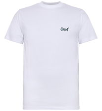 Grunt T-shirt - GrSakra - White w. Green