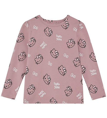 Minymo Blouse - Hello Kitty - Woodrose